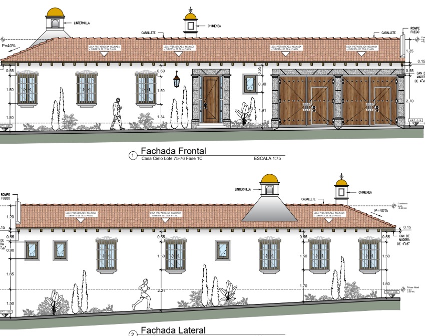 PLANO CASA EN VENTA EN ANTIGUA GUATEMALA