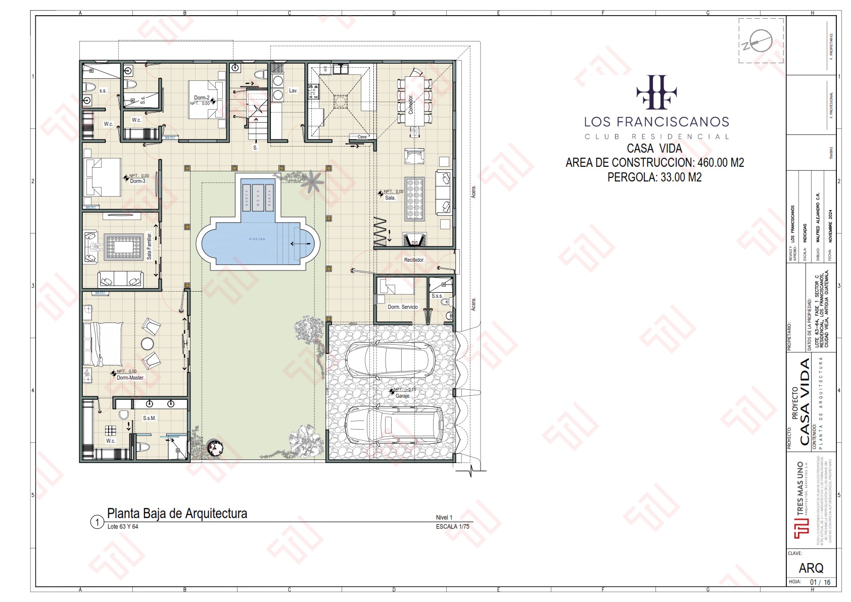 PLANOS CASA EN VENTA EN ANTIGUA GUATEMALA
