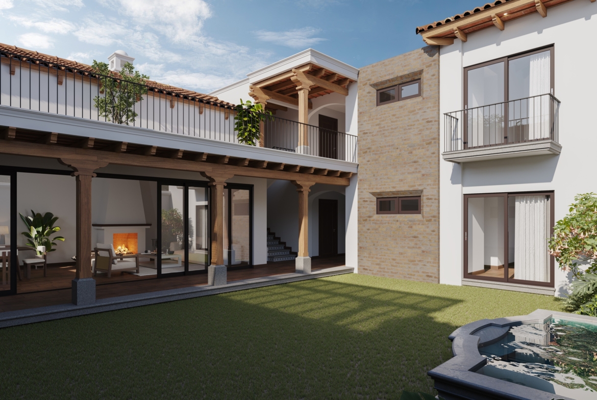 RENDER CASA EN VENTA EN ANTIGUA GUATEMALA