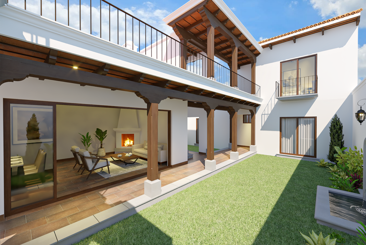 RENDER CASA EN VENTA EN ANTIGUA GUATEMALA