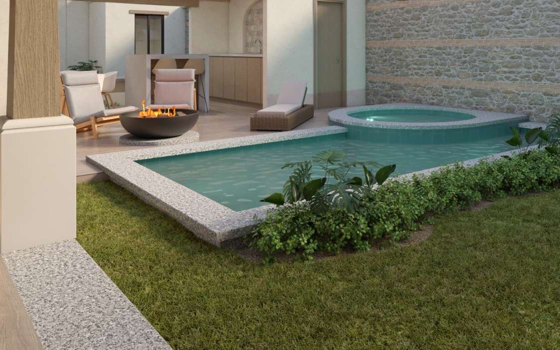 RENDER CASA EN CONSTRUCCIÓN EN VENTA EN ANTIGUA GUATEMALA