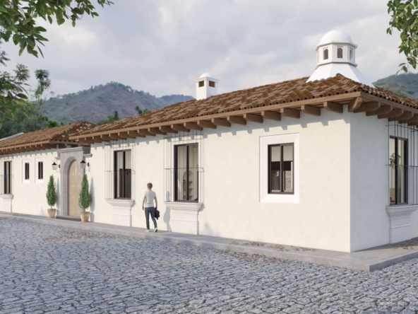 RENDER CASA EN CONSTRUCCIÓN EN VENTA EN ANTIGUA GUATEMALA
