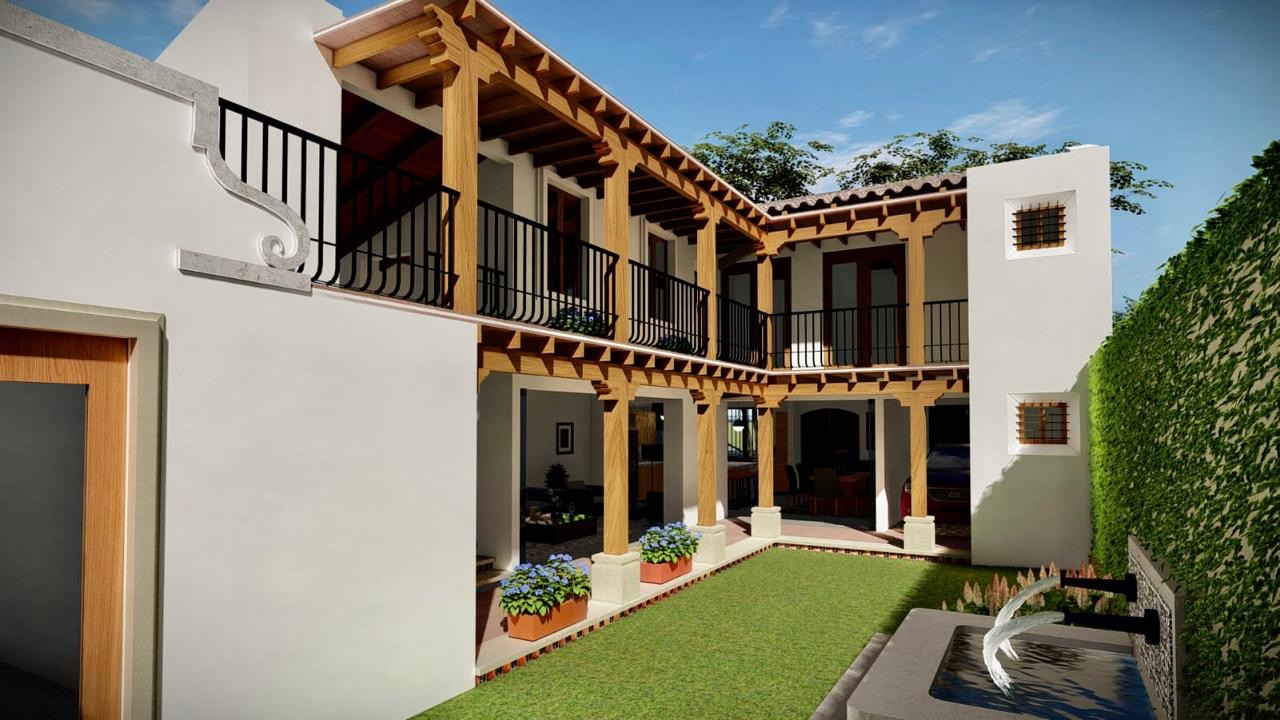 RENDER CASA EN VENTA EN ANTIGUA GUATEMALA